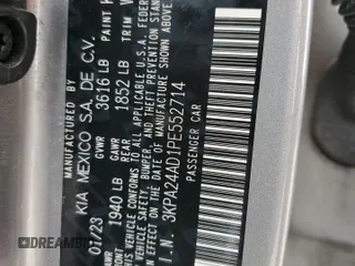 2023 Kia Rio S with VIN 3KPA24AD1PE552714, listed as a Copart auction lot 49243375 with 50,657 mi miles and Salvage Title. Bid and sale history available at carsss.com. Image 14.