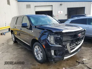 2022 GMC Yukon XL SLT with VIN 1GKS1GKDXNR353920, listed as a Copart auction lot 82441214 with 38,119 mi miles and Salvage Title. Bid and sale history available at carsss.com. Image 4.