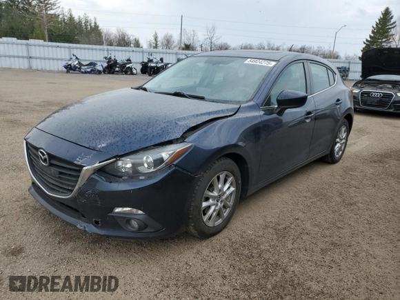 2015 Mazda 3 i Touring with VIN 3MZBM1L7XFM164015, listed as a Copart auction lot 54924275 with 189,258 mi miles and Salvage Title. Bid and sale history available at DreamBid. Image 1.