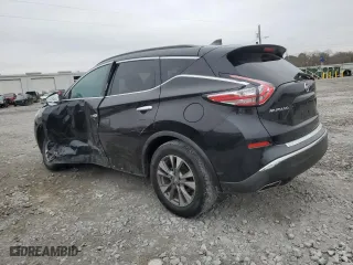2017 Nissan Murano SL with VIN 5N1AZ2MG4HN199352, listed as a Copart auction lot 86450184 with 106,248 mi miles and Salvage Title. Bid and sale history available at carsss.com. Image 2.