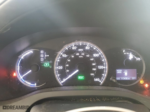 2013 Lexus CT 200h Hybrid with VIN JTHKD5BHXD2154186, listed as a Copart auction lot 45193265 with 113436 miles and Salvage Title. Bid and sale history available at carsss.com. Image 9.