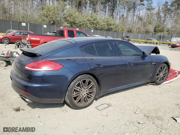 2015 Porsche Panamera 4 with VIN WP0AA2A78FL007374, listed as a Copart auction lot 45906263 with 121,659 mi miles. Bid and sale history available at carsss.com. Image 3.