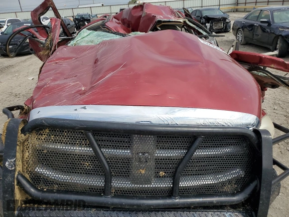 2006 Dodge Ram 2500 SLT with VIN 1D7KS28C26J234372, listed as a Copart auction lot 70235864 with 0 mi miles and Salvage Title. Bid and sale history available at carsss.com. Image 12.