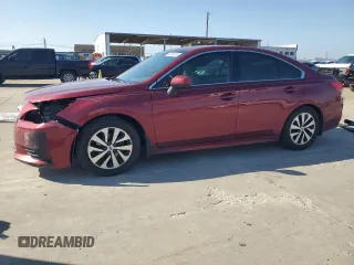 2016 Subaru Legacy 2.5i Premium with VIN 4S3BNBC65G3007802, listed as a Copart auction lot 43345105 with 68,920 mi miles and Salvage Title. Bid and sale history available at carsss.com. Image 1.