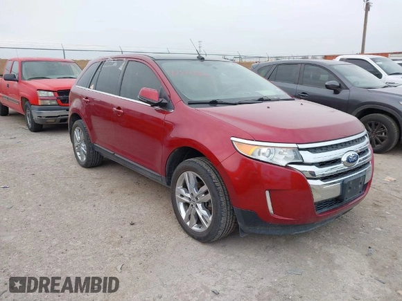 2014 Ford Edge Limited with VIN 2FMDK3KC8EBB37757, listed as a IAAI auction lot 41371566 with 108,104 mi miles. Bid and sale history available at carsss.com. Image 1.