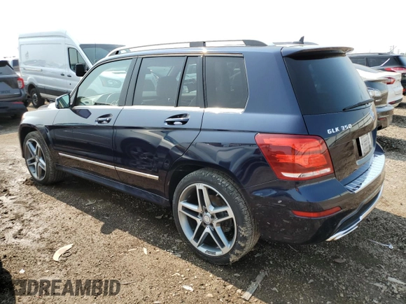 2015 Mercedes-Benz GLK 350 with VIN WDCGG8JB0FG409408, listed as a Copart auction lot 62644024 with 85,127 mi miles and Salvage Title. Bid and sale history available at DreamBid. Image 2.