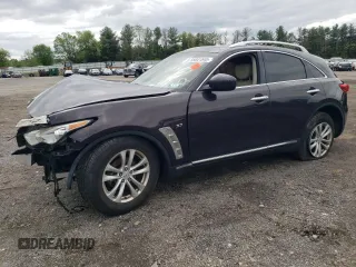 2017 Infiniti QX70 z VIN JN8CS1MW5HM410765, wystawiony jako Copart lot #55641545 z przebiegiem Nie podano mil oraz Szkody całkowita. Historia ofert i sprzedaży dostępna na DreamBid. Obrazek 1.