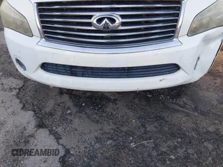 2012 Infiniti QX56 7-passenger with VIN JN8AZ2NF8C9517909, listed as a IAAI auction lot 41982636 with 186,422 mi miles. Bid and sale history available at carsss.com. Image 6.