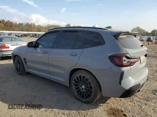 2022 BMW X3 M with VIN 5YM13EC06N9M29934, listed as a Copart auction lot 75519544 with 0 mi miles and Salvage Title. Bid and sale history available at carsss.com. Image 2.