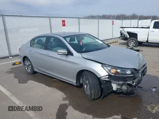 2013 Honda Accord LX z VIN 1HGCR2F39DA038943, wystawiony jako IAAI lot #41641901 z przebiegiem 228 563 mil mil oraz . Historia ofert i sprzedaży dostępna na DreamBid. Obrazek 1.