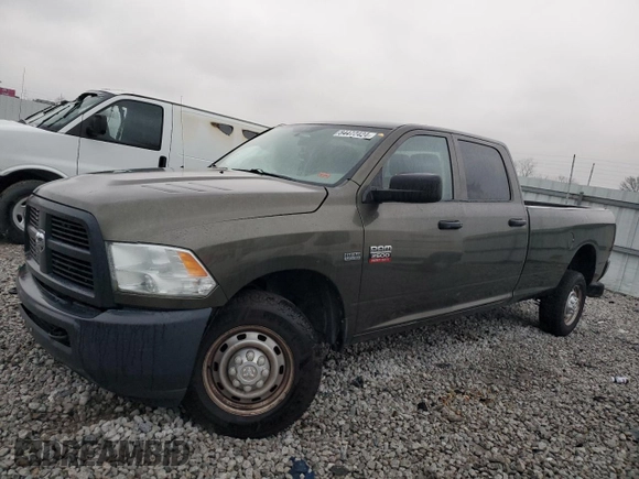 2012 Ram 2500 ST with VIN 3C6TD5HT8CG269075, listed as a Copart auction lot 84477424 with 96,975 mi miles and Salvage Title. Bid and sale history available at carsss.com. Image 1.