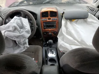 2003 Hyundai Santa Fe GLS with VIN KM8SC73D43U449794, listed as a Copart auction lot 43628875 with 0 mi miles and Salvage Title. Bid and sale history available at carsss.com. Image 8.
