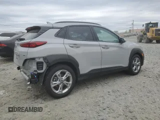 2023 Hyundai Kona SEL with VIN KM8K3CAB1PU044766, listed as a Copart auction lot 53684405 with 10,958 mi miles and Salvage Title. Bid and sale history available at carsss.com. Image 3.