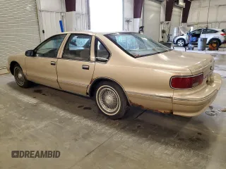 1996 Chevrolet Caprice 1SA Special Value z VIN 1G1BL52W2TR126674, wystawiony jako Copart lot #59387525 z przebiegiem Nie podano mil oraz Czysty tytuł • Clean title. Historia ofert i sprzedaży dostępna na DreamBid. Obrazek 2.