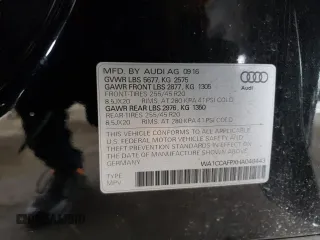 2017 Audi SQ5 Premium Plus with VIN WA1CCAFPXHA048443, listed as a Copart auction lot 49302965 with 146,297 mi miles and Salvage title. Bid and sale history available at DreamBid. Image 12.