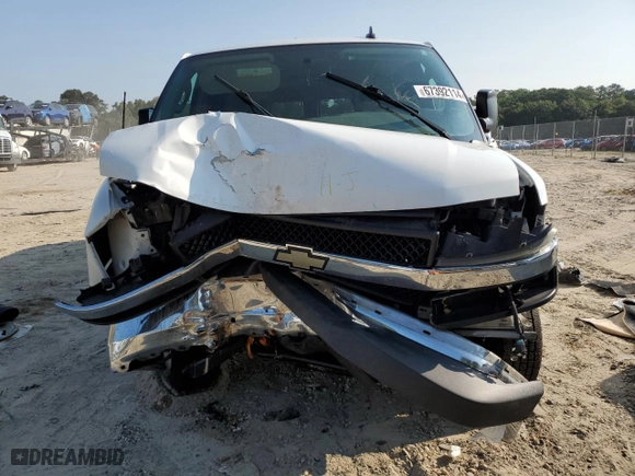 2016 Chevrolet Express Passenger LT with VIN 1GAZGPFG9G1296066, listed as a Copart auction lot 67392114 with 0 mi miles and Salvage Title. Bid and sale history available at carsss.com. Image 5.
