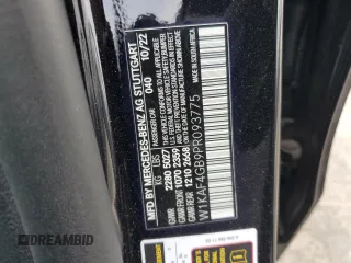 2023 Mercedes-Benz C 300 with VIN W1KAF4GB9PR093775, listed as a Copart auction lot 54954735 with 28,495 mi miles and Salvage title. Bid and sale history available at DreamBid. Image 13.