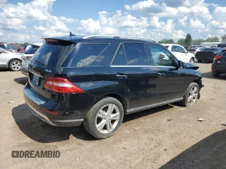 2015 Mercedes-Benz M 350 with VIN 4JGDA5HB5FA489317, listed as a Copart auction lot 80890724 with 161,376 mi miles and Clean Title. Bid and sale history available at DreamBid. Image 3.