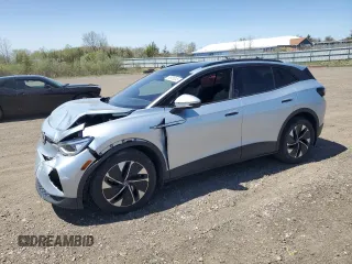 2022 Volkswagen ID.4 Pro S z VIN WVGGNPE21NP042481, wystawiony jako Copart lot #54955345 z przebiegiem 26 673 mil mil oraz Szkody całkowita. Historia ofert i sprzedaży dostępna na DreamBid. Obrazek 1.