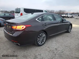 2016 Hyundai Genesis 3.8L with VIN KMHGN4JE9GU125823, listed as a Copart auction lot 86921224 with 58,950 mi miles and Salvage Title. Bid and sale history available at carsss.com. Image 3.