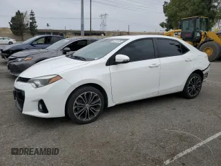 2016 Toyota Corolla L with VIN 5YFBURHEXGP530459, listed as a Copart auction lot 55314135 with 92,750 mi miles and Salvage Title. Bid and sale history available at DreamBid. Image 1.