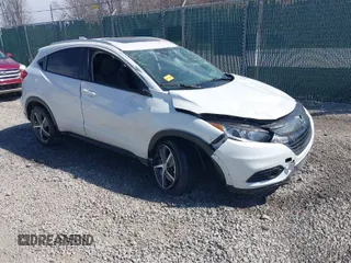 2022 Honda HR-V EX with VIN 3CZRU6H50NM756036, listed as a IAAI auction lot 41782036 with 14,390 mi miles. Bid and sale history available at carsss.com. Image 1.