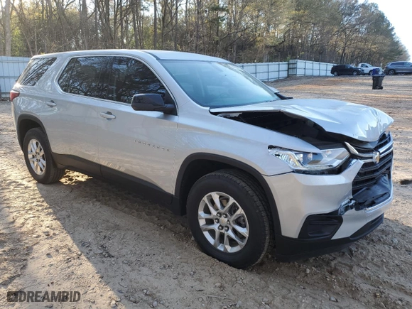 2021 Chevrolet Traverse LS with VIN 1GNERFKW8MJ163311, listed as a Copart auction lot 50092825 with 33,923 mi miles and Salvage Title. Bid and sale history available at carsss.com. Image 4.