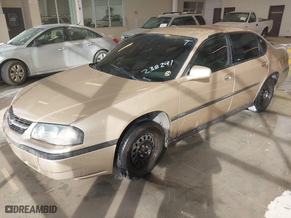 2004 Chevrolet Impala with VIN 2G1WF52E449238291, listed as a IAAI auction lot 41687794 with 229,792 mi miles. Bid and sale history available at carsss.com. Image 2.