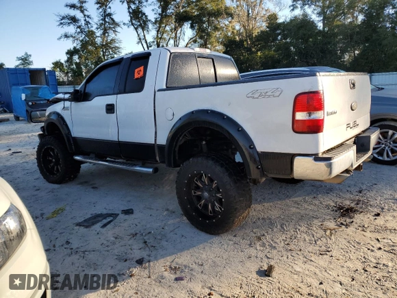 2006 Ford F-150 XLT with VIN 1FTPX14576FA14862, listed as a Copart auction lot 81292534 with 0 mi miles and Salvage Title. Bid and sale history available at carsss.com. Image 2.