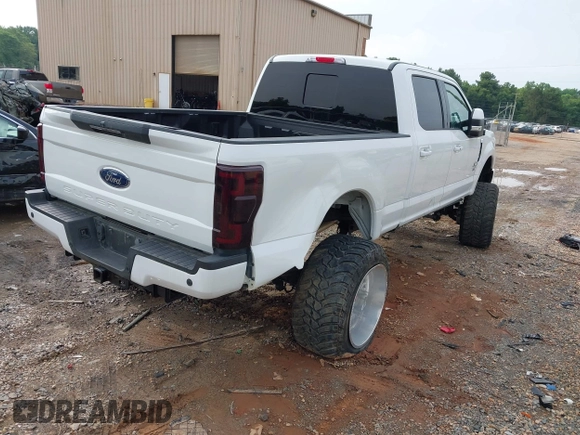 2019 Ford F-250 XL with VIN 1FT7W2BT3KED44329, listed as a IAAI auction lot 42347352 with 90,459 mi miles and . Bid and sale history available at DreamBid. Image 4.