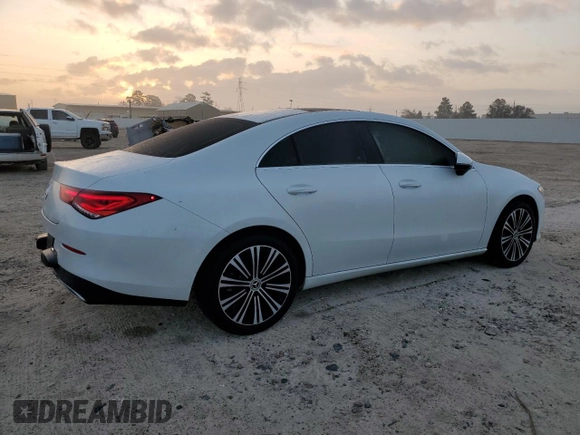 2021 Mercedes-Benz CLA 250 with VIN W1K5J4GB1MN189225, listed as a Copart auction lot 41258984 with 37,633 mi miles and . Bid and sale history available at DreamBid. Image 3.