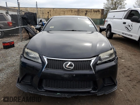 2014 Lexus GS 350 with VIN JTHBE1BL2E5031329, listed as a Copart auction lot 50929845 with 114,924 mi miles and Salvage Title. Bid and sale history available at carsss.com. Image 5.