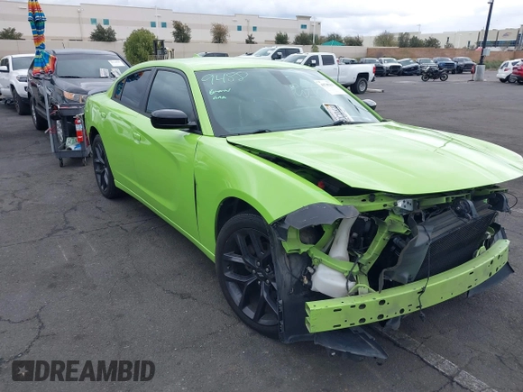 2019 Dodge Charger SXT with VIN 2C3CDXBG6KH633710, listed as a IAAI auction lot 41745265 with 78,402 mi miles. Bid and sale history available at carsss.com. Image 1.