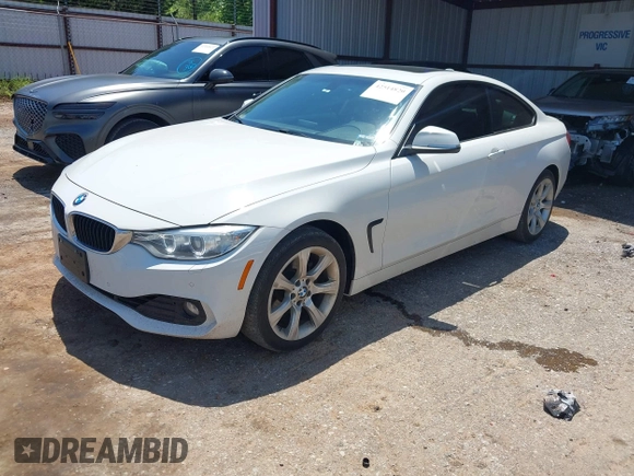 2015 BMW 4 Series 428i xDrive with VIN WBA3N5C58FK198596, listed as a IAAI auction lot 42514820 with 107,261 mi miles and . Bid and sale history available at DreamBid. Image 2.