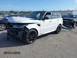 2021 Land Rover Range Rover Sport HST with VIN SALWS2RU5MA760939, listed as a IAAI auction lot 41263100 with 66,712 mi miles. Bid and sale history available at carsss.com. Image 2.