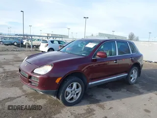 2004 Porsche Cayenne S with VIN WP1AB29P94LA69956, listed as a IAAI auction lot 41807608 with 155,831 mi miles. Bid and sale history available at carsss.com. Image 2.