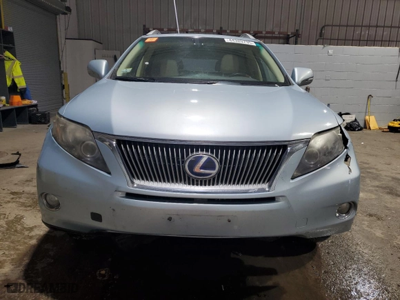 2011 Lexus RX 450h with VIN JTJBC1BA7B2042858, listed as a Copart auction lot 44320795 with 0 mi miles and Clean Title. Bid and sale history available at carsss.com. Image 5.