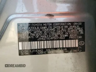 2023 Lexus IS 350 F Sport z VIN JTHGZ1B24P5071822, wystawiony jako Copart lot #54992915 z przebiegiem 17 833 mil mil oraz Szkoda całkowita • Salvage title. Historia ofert i sprzedaży dostępna na DreamBid. Obrazek 12.