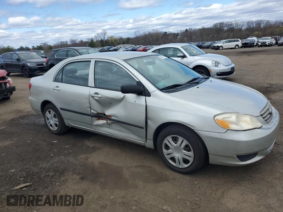 2004 Toyota Corolla CE with VIN 2T1BR32E54C251200, listed as a Copart auction lot 53679315 with 177,378 mi miles and Salvage Title. Bid and sale history available at DreamBid. Image 4.