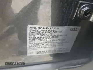2023 Audi Q7 Premium Plus z VIN WA1LCBF71PD023112, wystawiony jako Copart lot #56709605 z przebiegiem 15 683 mil mil oraz Nie do naprawy • Non repairable. Historia ofert i sprzedaży dostępna na DreamBid. Obrazek 13.