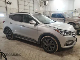 2018 Hyundai Santa Fe Ultimate with VIN 5XYZW4LA5JG528372, listed as a Copart auction lot 43016995 with 95,832 mi miles and Salvage title. Bid and sale history available at DreamBid. Image 4.