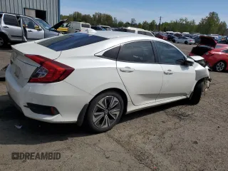 2016 Honda Civic EX-L with VIN 19XFC1F79GE204714, listed as a Copart auction lot 53377405 with 122,309 mi miles and Salvage title. Bid and sale history available at DreamBid. Image 3.