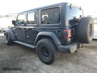 2018 Jeep Wrangler Unlimited Sport S with VIN 1C4HJXDG8JW284217, listed as a Copart auction lot 47500065 with 78,833 mi miles and Salvage Title. Bid and sale history available at carsss.com. Image 2.