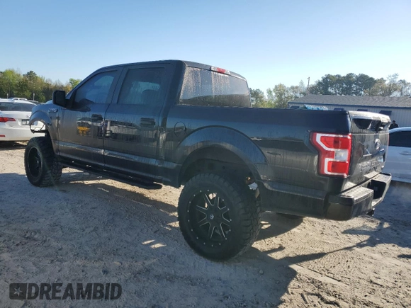 2018 Ford F-150 XL with VIN 1FTEW1CPXJKF84609, listed as a Copart auction lot 50490395 with 107,725 mi miles and Salvage Title. Bid and sale history available at DreamBid. Image 2.