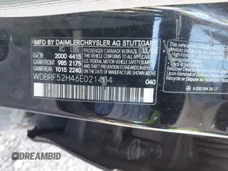 2006 Mercedes-Benz C 230 Sport with VIN WDBRF52H46E021434, listed as a IAAI auction lot 40899199 with 210,009 mi miles and . Bid and sale history available at carsss.com. Image 9.