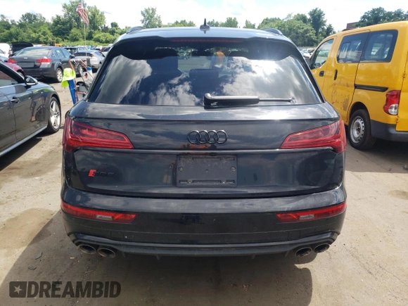2022 Audi SQ5 Prestige with VIN WA1C4AFY1N2030814, listed as a Copart auction lot 60166714 with 35,197 mi miles and Salvage Title. Bid and sale history available at carsss.com. Image 6.