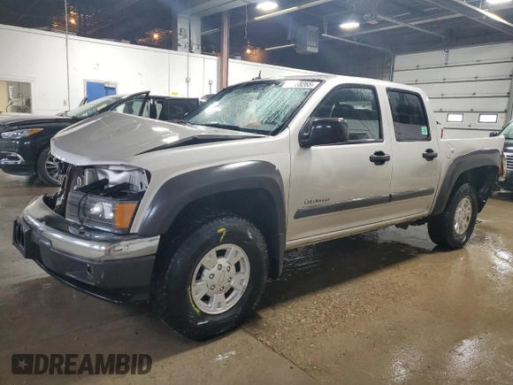 2005 Chevrolet Colorado 1SE LS Z71 with VIN 1GCDS136958289874, listed as a Copart auction lot 55078265 with 147,705 mi miles and Salvage title. Bid and sale history available at DreamBid. Image 1.