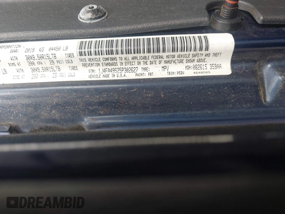 2005 Jeep Wrangler Sport z VIN 1J4FA49S25P302627, wystawiony jako IAAI lot #42100601 z przebiegiem 169 650 mil mil oraz . Historia ofert i sprzedaży dostępna na DreamBid. Obrazek 9.