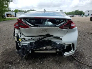 2018 Hyundai Ioniq Limited with VIN KMHC05LC7JU069144, listed as a Copart auction lot 61440105 with 221,779 mi miles and Salvage title. Bid and sale history available at DreamBid. Image 6.