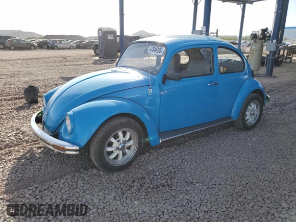 1969 Volkswagen Beetle with VIN 119871528, listed as a Copart auction lot 47046105 with 43,727 mi miles and Clean Title. Bid and sale history available at DreamBid. Image 1.